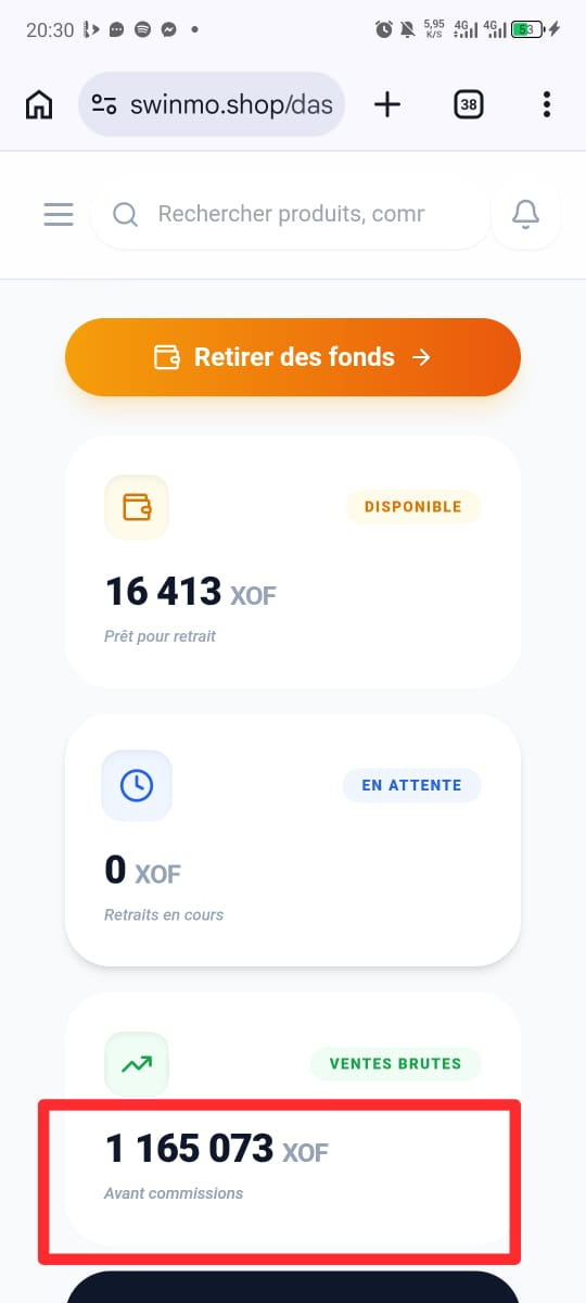 Résultats de Marc - Digital Shops